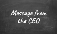 Message from the CEO